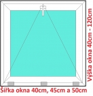 Plastov okna S SOFT rka 50cm